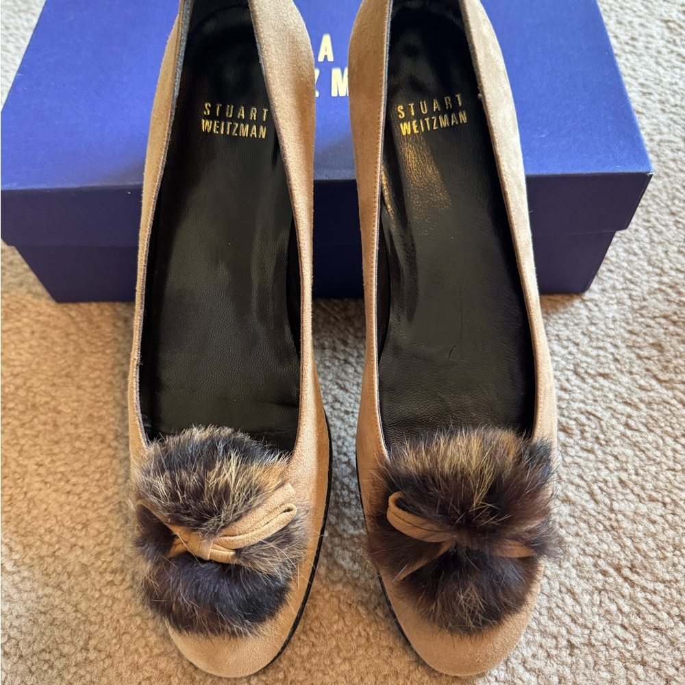 🌟HP🌟Stuart Weitzman Pomposo Suede Shoes Narrow